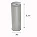 JUVITUS (4 pack) 8 oz Silver Metal Tea Tin Canister with Metal Interior Seal Lids, for Coffee and Tea Container, For Spices, Loose Leaf Tea holds 2-3 oz loose leaf tea each