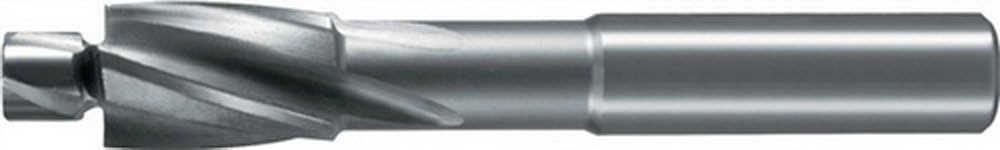 RUKO HSS Flat Counter Sinker with Fixed Guide for Thread Core Hole, DIN 373, Bright Finish, 8.0 mm Diameter, 71.0 mm Length, R102416