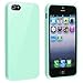 Zeimax(TM) Rubber Skin Case Compatible with Apple iPhone 5 / 5S, Mint Green Jelly