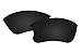 Polarized Replacement Sunglasses Lenses for Oakley Flak Jacket XLJ with UV Protection(Black)