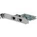 StarTech.com Dual Port Gigabit PCI Express Server Network Adapter Card - 1 Gbps PCIe NIC - Dual Port Server Adapter - 2 Port Ethernet Card (ST1000SPEXD4)