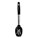 Rada Cutlery Non-Scratch Slotted Spoon – Heat Resistant Material and Stainless Steel Stem Made in USA