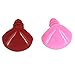 BESTCYC 130pcs 8/9/10/15/16mm Pink and Red Plastic Safety Nose D-Shape Craft Nose with Washers for Doll Teddy Puppet Making