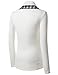 (GD92) Slim Fit Hound tooth Check Open Front Shawl Collar Stylish Wool Cardigan WHITE US M(Tag size XL)