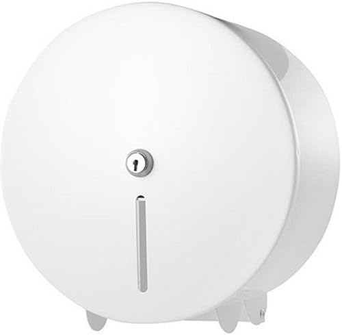 C21 Hygiene C21WMD01 Metal Mini Jumbo Toilet Roll Dispenser, White
