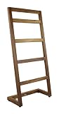 AquaTeak Patented Sula Angled Teak Towel Stand