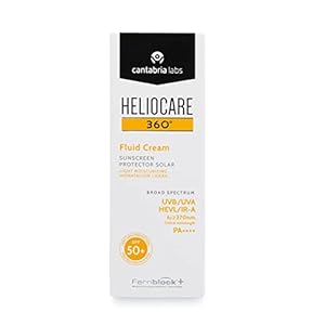Heliocare-360-Fluid-Cream-SPF50-50ml-Sun-Cream-For-FaceDaily-UVA-UVB-Visible-light-and-infrared-A-Anti-Ageing-Sunscreen-ProtectionDry-and-Normal-Skin-TypesHydrating Heliocare 360 Fluid Cream SPF50+ 50ml / Sun Cream For Face/Daily UVA, UVB Visible light and infrared-A Anti-Ageing…