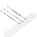 3 Pieces Stainless Steel Ear Pick with Storage Box Silver-JUNING