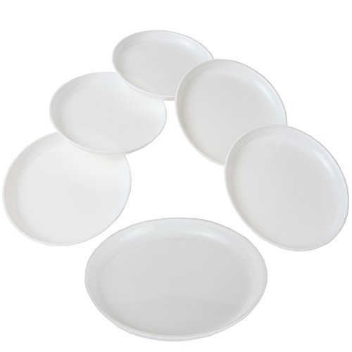 Ceramic Divided Dinner Plates. Livingware 10.25" Divided Dish [Set of 6].