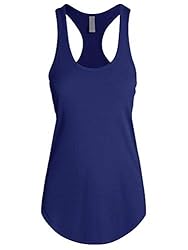 Womens Active Racerback Tank Top Soft Casual