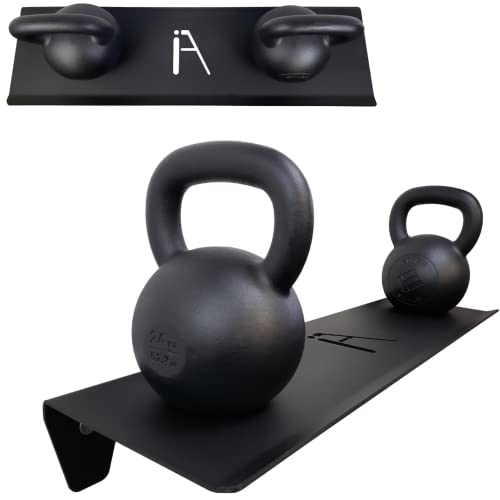 IRON AMERICAN Kettlebell HeavyDuty Hook Wall Hanger, Kettlebell