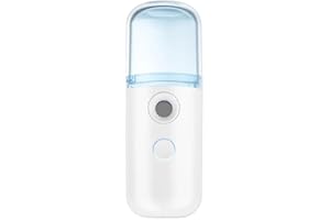 AHIER Nano Facial Mister, Mini Facial Steamer, Handy Moisturizing Mist Sprayer, Atomization Skin Care Steamer, USB Rechargeable, You May Receive Defective Products Please Feel Free to Contact Us