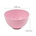Teenitor Face Mask Mixing Bowl Set with Big Volume 3.94'' Diameter, Lady Facial Care Mask Facemask Mixing Tool Sets Mask Bowl Spatula Brush Spray Bottle Puff Soaking Bottle Gauges Pack of 9 Pink