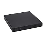 ZSTBT USB 2.0 External Portable CD-RW DVD ROM Combo Burner Drive for Laptop Notebook PC Desktop Computer(Black)