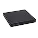 ZSTBT USB 2.0 External Portable CD-RW DVD ROM Combo Burner Drive for Laptop Notebook PC Desktop Computer(Black)