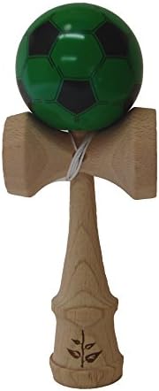 Black/Green Soccer Kendama