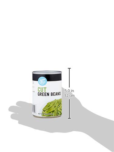 AMAZON BRAND – HAPPY BELLY CUT GREEN BEANS, 15 OUNCE (PACK OF 1)
