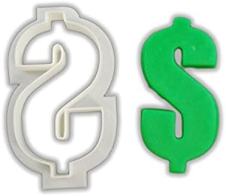 Dollar Sign Cookie Cutter - LARGE - 4 Inches
