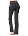 BALEAF Women's Bootcut Yoga Pants High Waisted Cotton Bootleg Work Pants with Inner Pockets 30