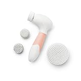 Vanity Planet Spin for Perfect Skin Face & Body Cleansing Brush, Just Peachy