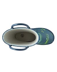 OAKI Kids Rubber Rain Boots with Easy-On