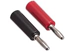 ECore Cables Banana Plugs - Black and Red - Pack of 5 Pairs