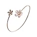 bestwishes2u Fresh Daisies Bangles Opal Stones Hand Jewelry