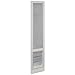Ideal Pet VIP VINYL Pet Patio Door with Dual Pane Glass and 3-Part Flexible Flap. Fits1 ½” -1 ¾” VINYL Patio Track Width ONLY, Extra Large, White