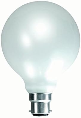 Mazda Lighting 100 Watt BC Opal Bulb (80mm Diameter)