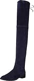Stuart Weitzman Women's Lowland Nice Blue Suede Boot