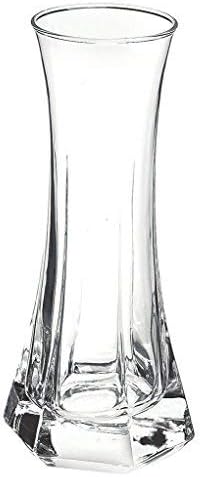 Bormioli Rocco Set of 3 Capitol Flower Vase, Clear, 3 Vases