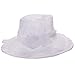 A002 Womens Kentucky Derby Sun Hat Wide Brim Wedding Church Racing 8 color (White)
