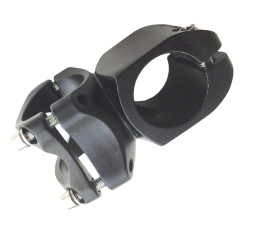 Beautiful aluminium stem, 32 mm length, 31.8 mm, 7 °, for fixie/single speed, black