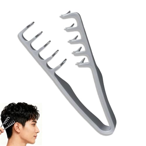 Wide Tooth Comb for Curls, Volumizing Texture Comb, Wide Tooth Detanglers, Root Volumizing Tool, Seamless Design, Smooth Styling for Volume and Grooming Accessory Seam Covering Bangs Hairdressing