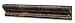 Emperador Dark Marble Polished 2 X 12 Crown Mercer Molding - 4