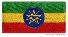ETHIOPIA FLAG embroidered iron-on ETHIOPIAN PATCH SOUVENIR EMBLEM BANNER AFRICA
