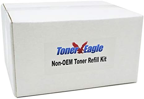 Toner Eagle Refill Kits Compatible with Lexmark MX310dn MX410de MX510de with Chips. [Black, 4-Packs]