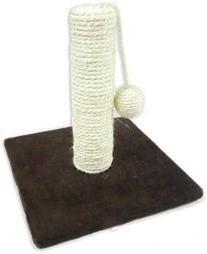 World of Pets Cat Scratch & Play Post with Sisal Rope & Playball - Image 3