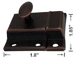 QCAA Oval Turn Cabinet Latch, for Cupboard & Other