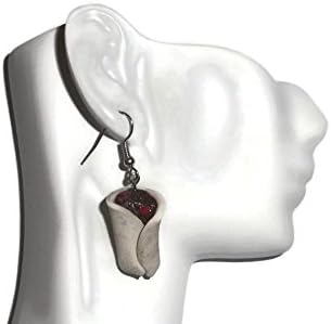 Burrito Earrings Miniature Fake Food Jewelry Dangle Earrings