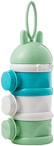 KIDZVILLA® Multipurpose Portable Milk Powder & Food Storage Container for Newborn Baby (Green)