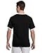 Champion Men's Tagless Short-Sleeve Ringer T-Shirt, black/white, Medium