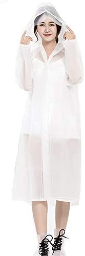 BRZSACR Transparent EVA Raincoat Waterproof Raincoat Outdoor Daily use Hooded Raincoat