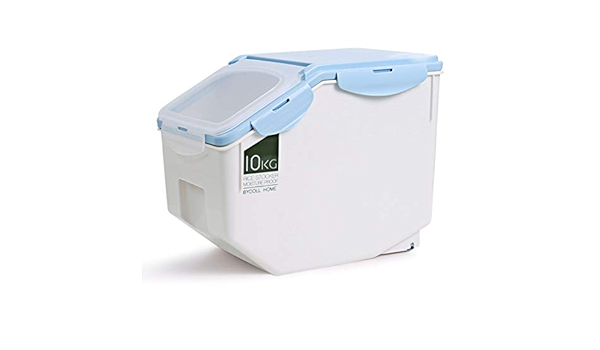 Cubo hermético del arroz de la Cocina con la Caja de ...