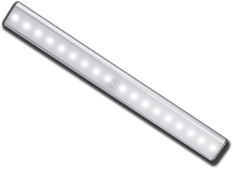 Under-Cabinet Lights,Motion Sensing Intelligent Night-light,Built-in Magnet Wireless lighting,USB Charging,18LED By YIGER, Apply to Hallway/Wardrobe/Washroom /Stairs/Storage Room Etc.