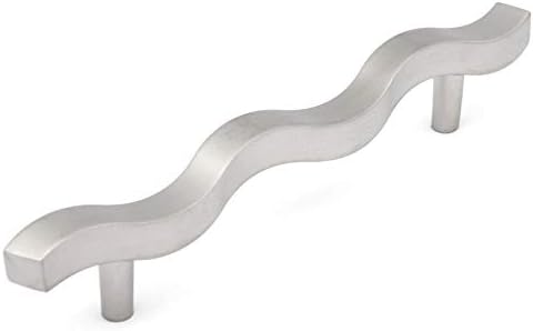 Belwith Keeler Euro-Contemporary Collection 128Mm Wavy Pull Pearl Nickel