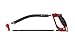 ARES 70098-3D Professional Hacksaw - Multi-Adjustable Arc-Shaped Frame - Multi-Angle Blade Position - 12-Inch Hi-Carbon Steel Blade