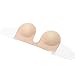 Self Adhesive Strapless bra U-shaped Push Up Bras for Women Reusable Backless Bra Nude D