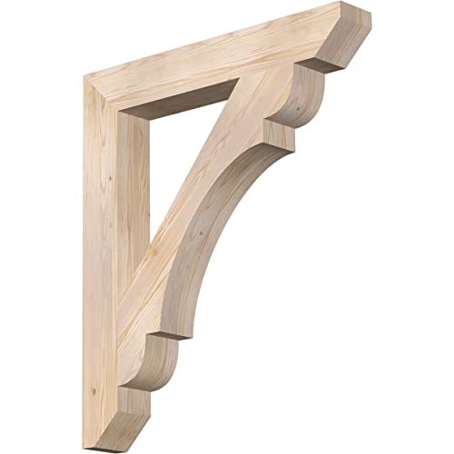 5 1/2"W x 38"D x 44"H Olympic Slat Smooth Bracket, Douglas Fir