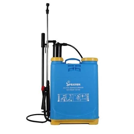 SPRAYON Manual Farming Knapsack, Leak Proof & Lightweight Pressure Sprayer, Water & Pesticide Sprayer for Garden & Farm - 16 Liter